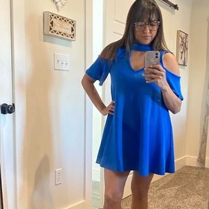 Blue dress